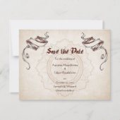 Pirate Treasure Wedding Save The Date (Voorkant)