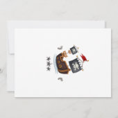 Pirate-uitnodiging - Pirate Birthday Party Kaart (Achterkant)