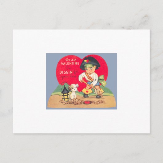 Pirate V Day Briefkaart (Voorkant)