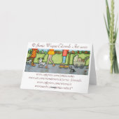 Pirate Vaderdag Wenskaart Kaart (Achterkant)