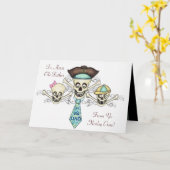 Pirate Vaderdag Wenskaart Kaart (Gele Bloem)