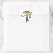 Pirate Vierkante Sticker (Tas)