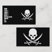 Pirate Visitekaartje (Voorkant / Achterkant)