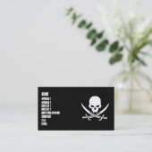 Pirate Visitekaartje (Staand voorkant)