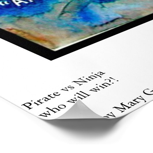 PIRATE vs. NINJA Poster (Hoek)