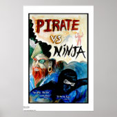 PIRATE vs. NINJA Poster (Voorkant)