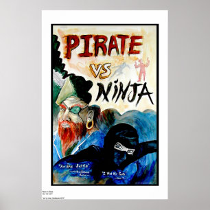 PIRATE vs. NINJA Poster