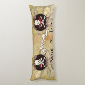 Pirate Wedding Lichaamskussen (Achterkant (Verticaal))