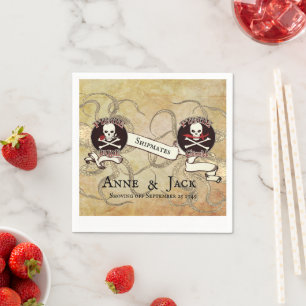 Pirate Wedding Servet