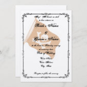 Pirate Wedding Uitnodiging (Voorkant / Achterkant)