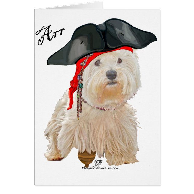 Pirate Westie (Voorkant)