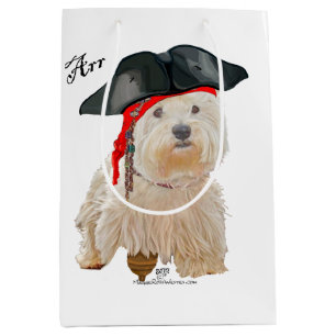 Pirate Westie Medium Cadeauzakje