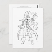 Pirate Witch Briefkaart (Voorkant / Achterkant)