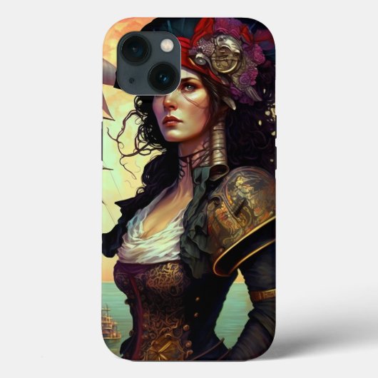 Pirate Woman Fantasy Art Case-Mate iPhone Case (Achterkant)