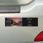 PirateForLife! Bumpersticker (Op auto)