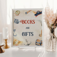 Piraten Baby showers boeken en geschenken teken