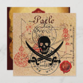 PIRATEN BEHANDELINGSKAARTEN, SCHOOLSTOFSCHAKELAARS AANKONDIGING (Voorkant / Achterkant)