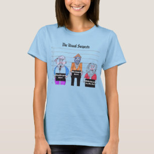 Piraten;de gebruikelijke verdenkingen; t-shirt