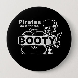 piraten doen het voor de boeg ronde button 4,0 cm