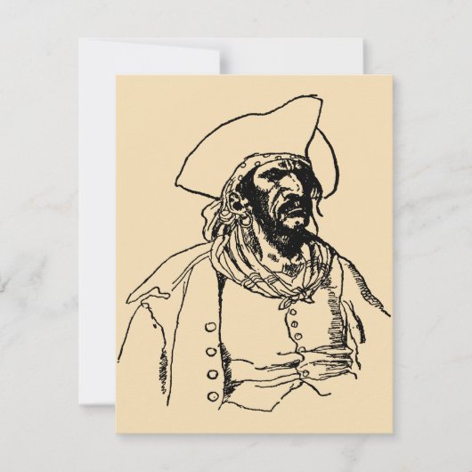 Piraten, een Buccaneer Sketch van Howard Pyle (Voorkant)