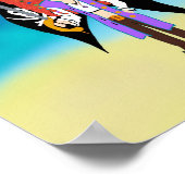 Piraten en schatten poster (Hoek)