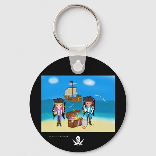 Piraten en Sleutelhanger voor schatten (Voorkant)