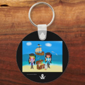 Piraten en Sleutelhanger voor schatten (Voorkant)