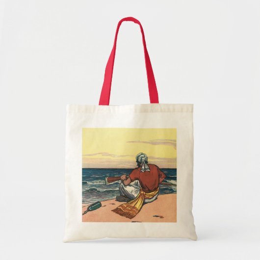 piraten, gemareend op een verlaten eiland tote bag (Voorkant)