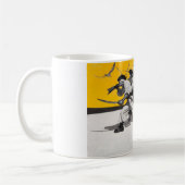 Piraten jagen schatten! koffiemok (Links)