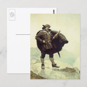 piraten, kapitein Bill Botten van NC Wyeth Briefkaart