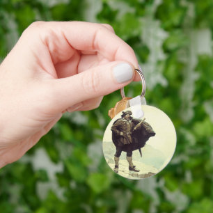 piraten, kapitein Bill Botten van NC Wyeth Sleutelhanger