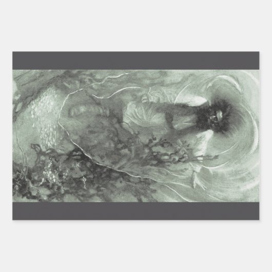  piraten, kapitein Goldsack van Howard Pyle Inpakpapier Vel (Voorkant)