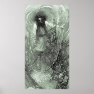  piraten, kapitein Goldsack van Howard Pyle Poster