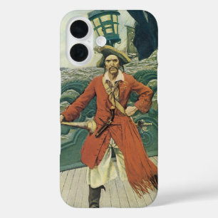 piraten, kapitein Keitt van Howard Pyle iPhone 16 Hoesje