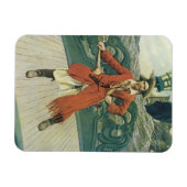 piraten, kapitein Keitt van Howard Pyle Magneet (Horizontaal)