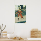  piraten, kapitein Keitt van Howard Pyle Poster (Keuken)