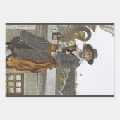 Piraten, Kidd on Deck of Adventure Galley Inpakpapier Vel (Voorkant 2)