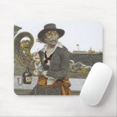  Piraten, Kidd on Deck of Adventure Galley Muismat (Met muis)