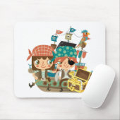 Piraten met Schat Muismat (Met muis)