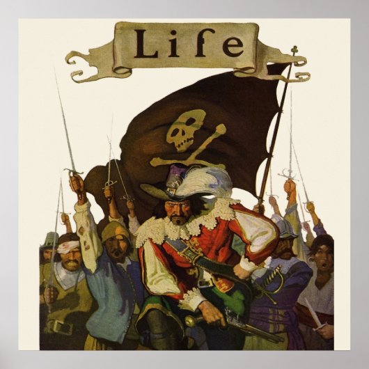 Piraten of Life 1921 Poster (Voorkant)