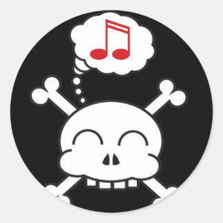 piraten R happy sticker