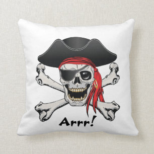 Piraten Schedel Kussen