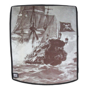 PIRATEN SCHIP BATTLE Zwart Wit Rugtassen