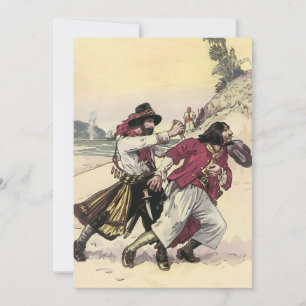 Piraten uit het verleden, duelleren tot de dood op