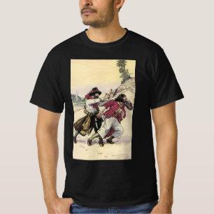 Piraten uit vroeger tijden, duelleren tot de dood t-shirt