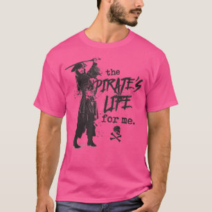 Piraten van de Caraïbische grafische kaart T-shirt