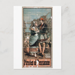 Piraten van het theater van Penzance Briefkaart