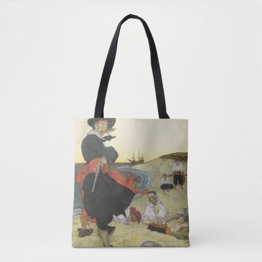 piraten, William Kidd Burying Treasure Draagtas (Voorkant)