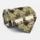 piraten, William Kidd Burying Treasure Stropdas (Opgerold)