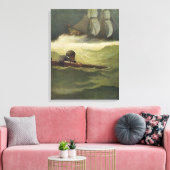  Piraten, wrak van het convenant door NC Wyeth Canvas Afdruk (Insitu (Woonkamer))